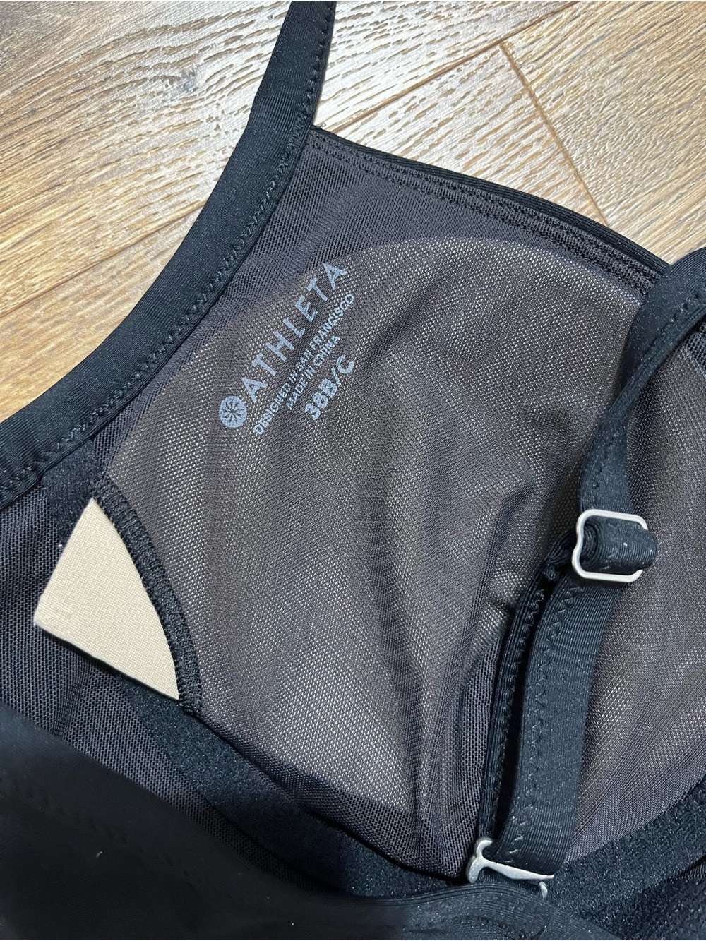 Athleta Black Crossover Strap Tankini Top - Picture 3 of 4